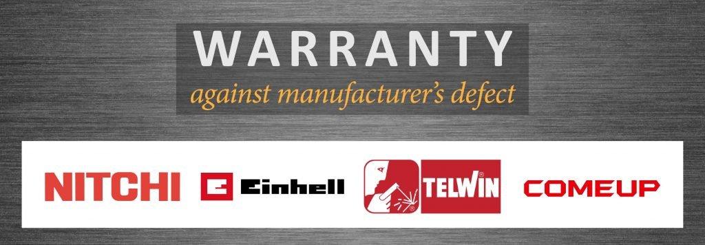Warranty Against Manufacturers Defect 01-01
