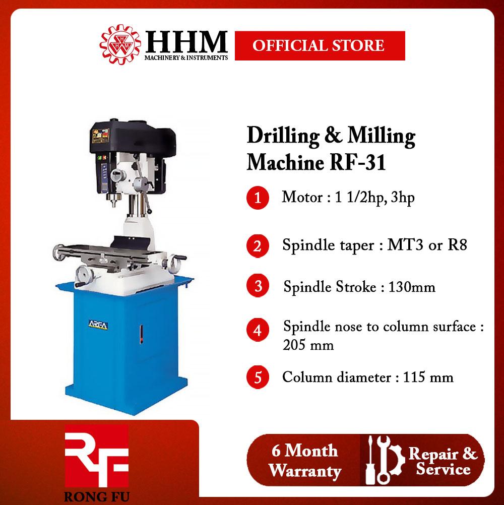 RONG FU Drilling & Milling Machine (RF-31)