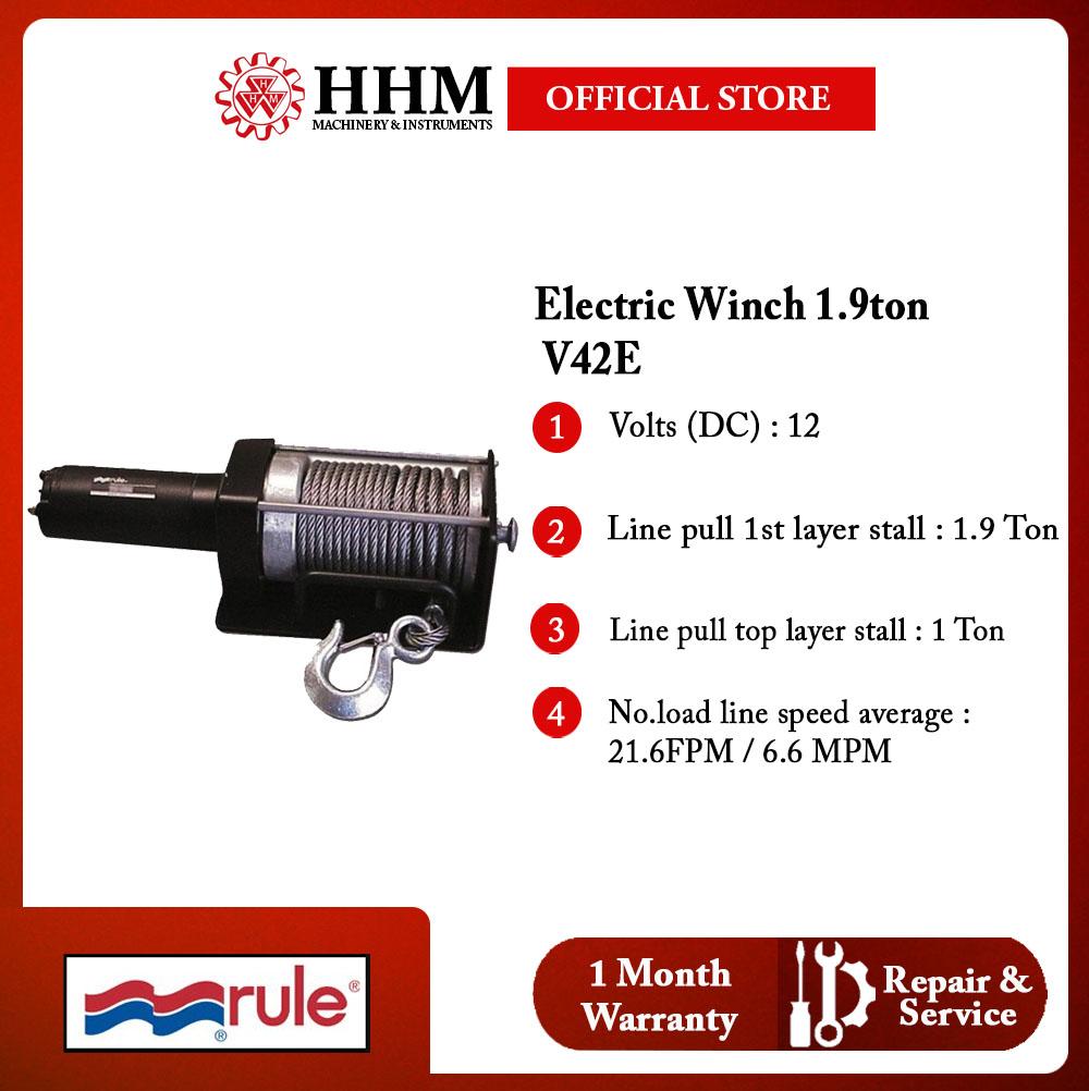 RULE Electric Winch 1.9ton (V42E)