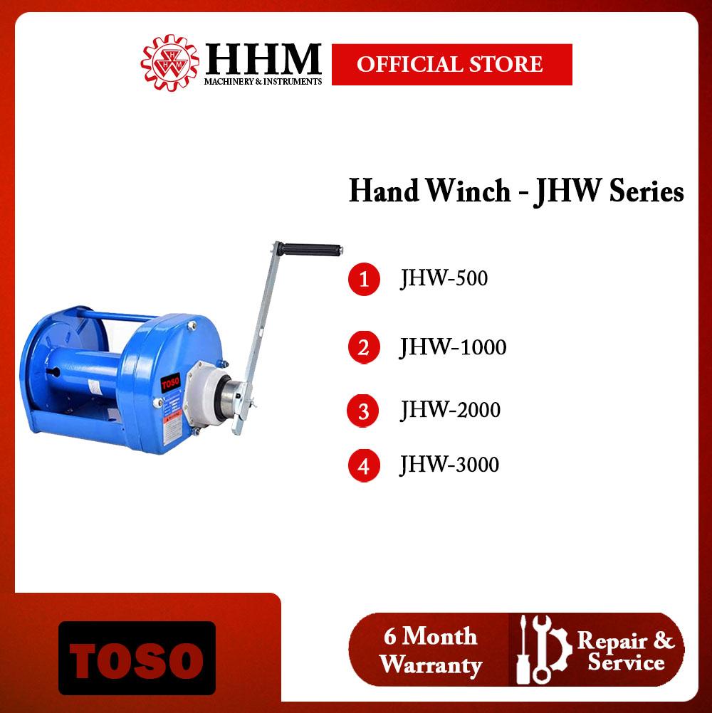 TOSO Hand Winch – JHW Series (0.5 – 3 Ton x Max. Capacity 40 m)