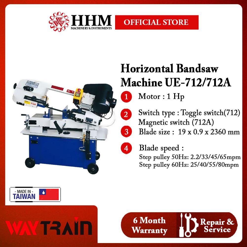 WAY TRAIN Horizontal Bandsaw Machine UE-712/712A