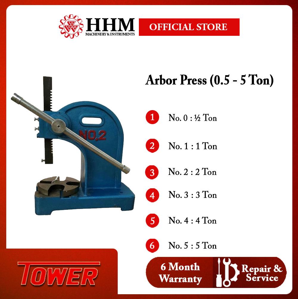 TOWER Arbor Press (0.5 – 5 Ton)