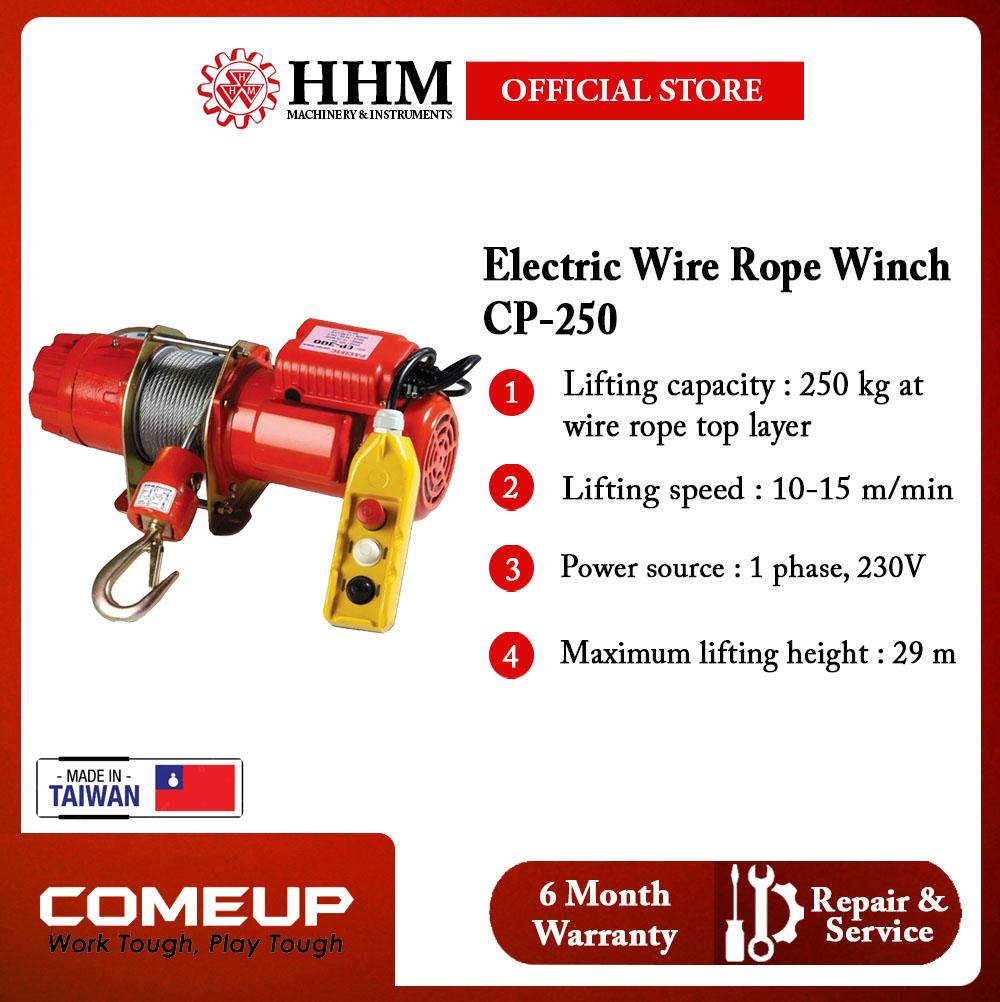 COMEUP Electric Wire Rope Winch (CP-250)