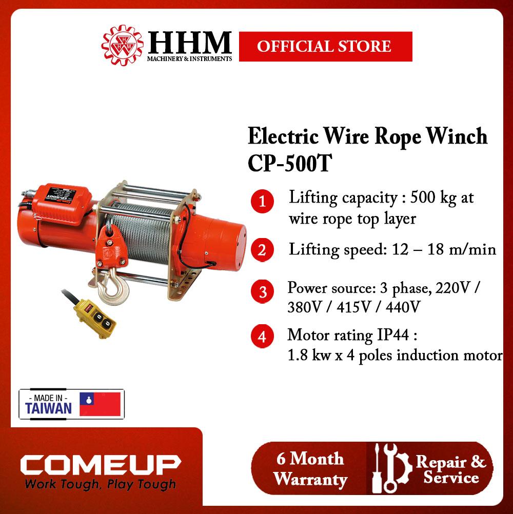 COMEUP Electric Wire Rope Winch (CP-500T)