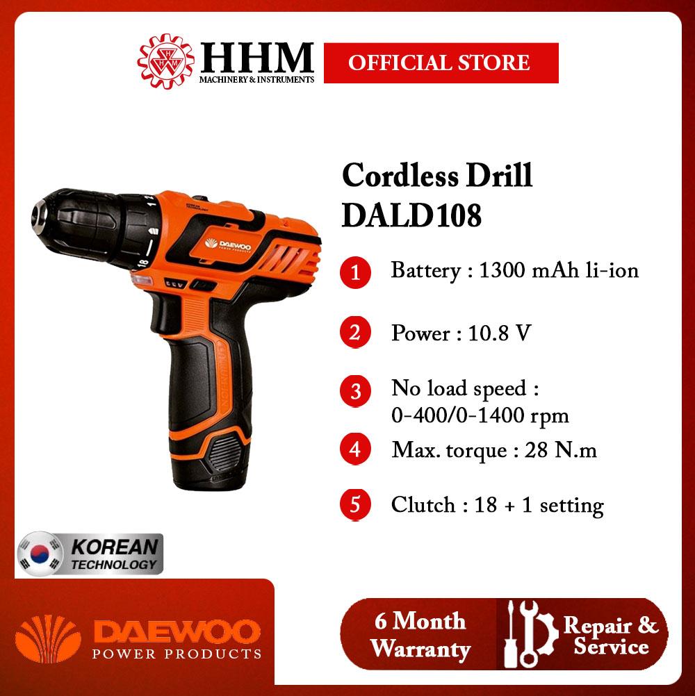 DAEWOO Cordless Drill (DALD108)