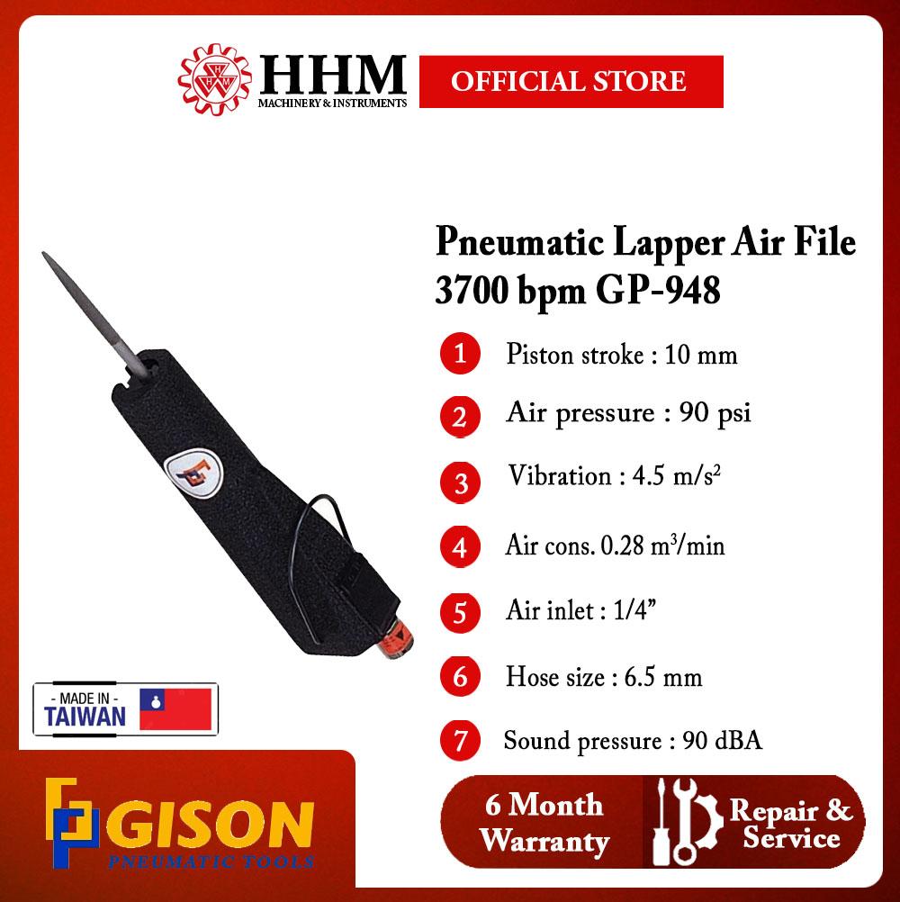 GISON Air File (3700 bpm) Pneumatic Lapper (GP-948)