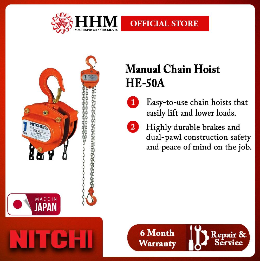NITCHI Manual Chain Hoist HE-50A Series
