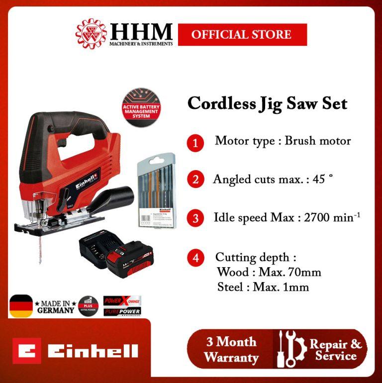 EINHELL Cordless Jig Saw TCJS 18 Li Solo (With 3 Ah 18 V Battery