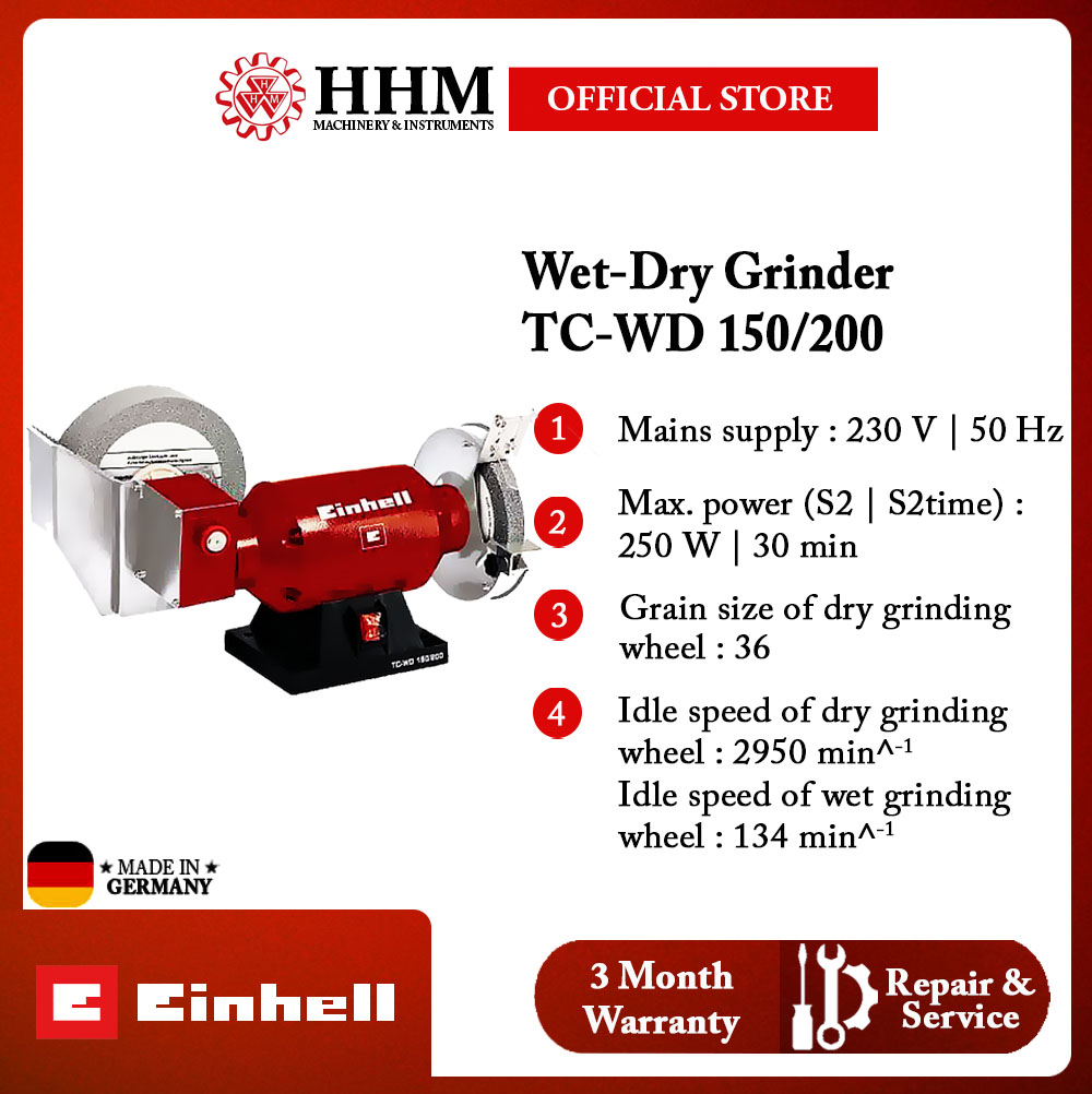 EINHELL Wet-Dry Grinder (TC-WD 150/200)