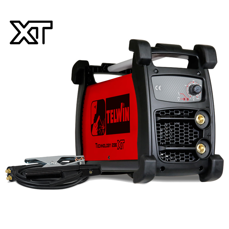 TELWIN TIG DC Welding Machine + ACC C/W ALU Carry Case TECHNOLOGY 236 XT (816251)