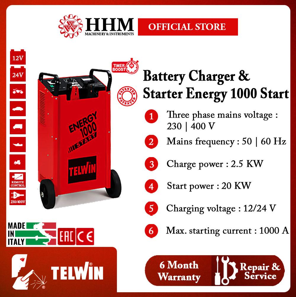 TELWIN Battery Charger and Starter (Energy 1000 Start)