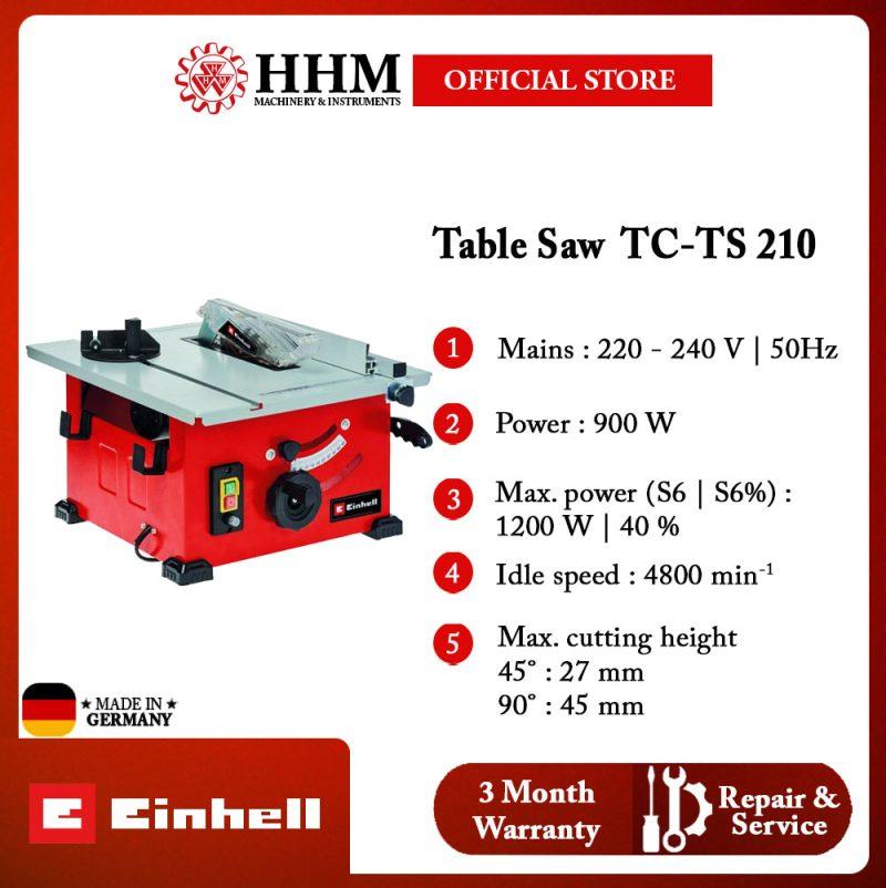 EINHELL Table Saw (TCTS 210)
