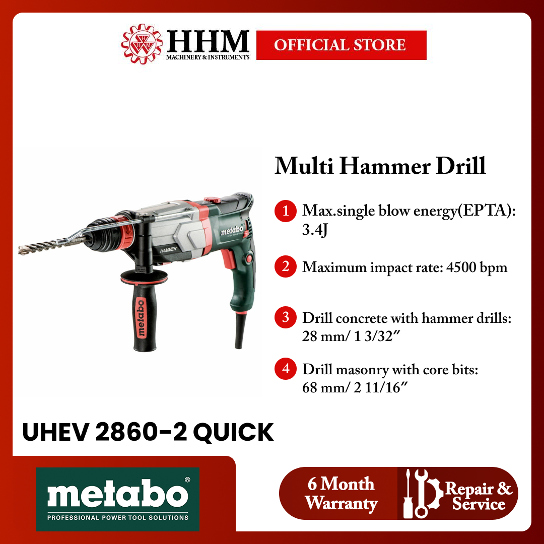 METABO Multi Hammer Drill UHEV 2860-2 QUICK