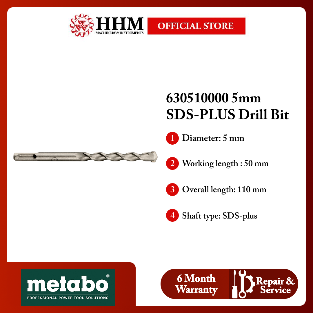 METABO 630510000 5mm SDS-PLUS Drill Bit