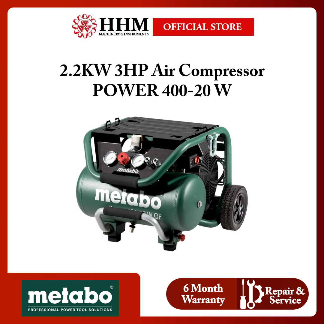 Metabo 2.2KW 3HP Air Compressor POWER 400-20 W