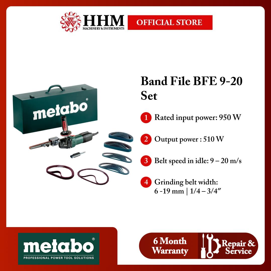 METABO Band File BFE 9-20 Set