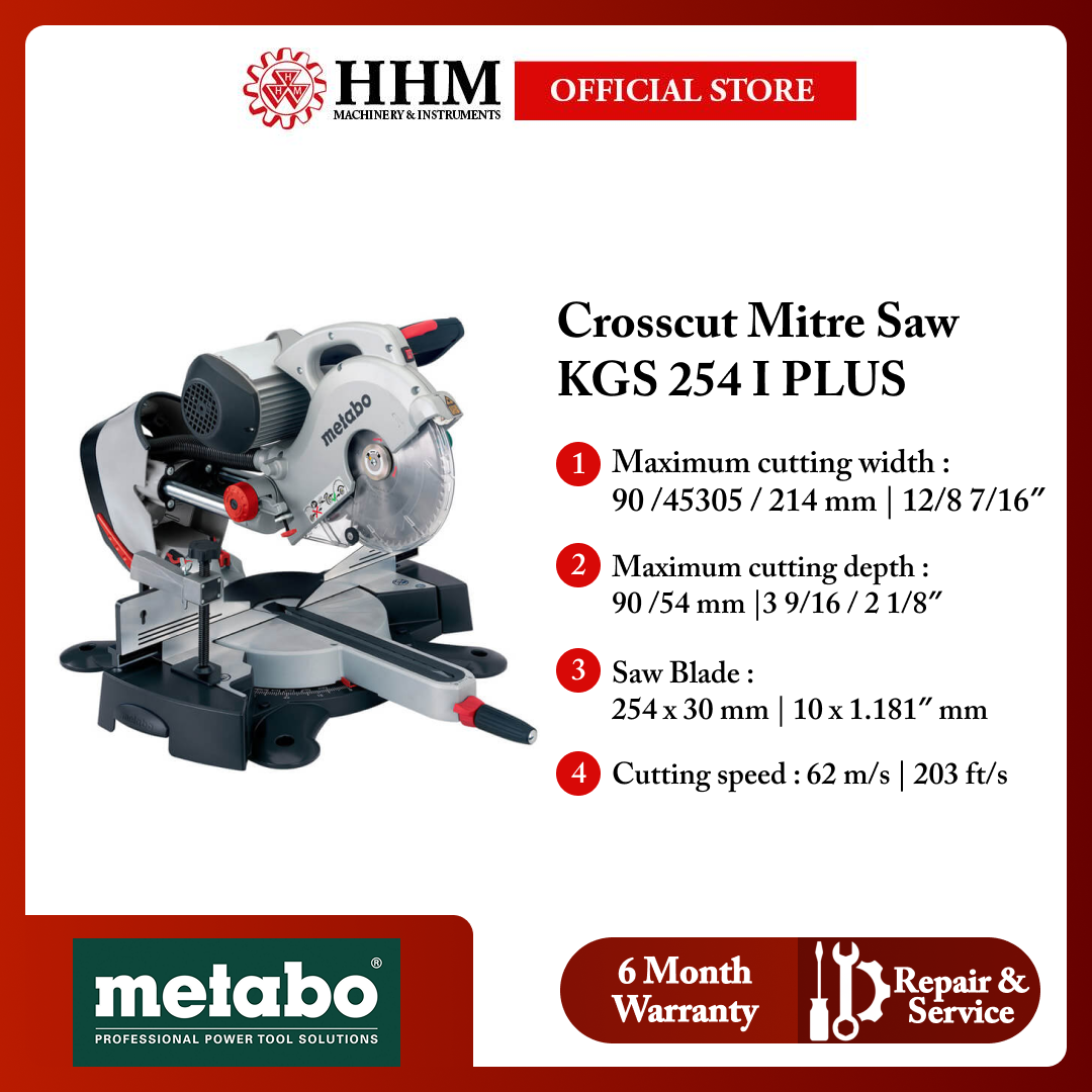 METABO Crosscut Mitre Saw KGS 254 I PLUS
