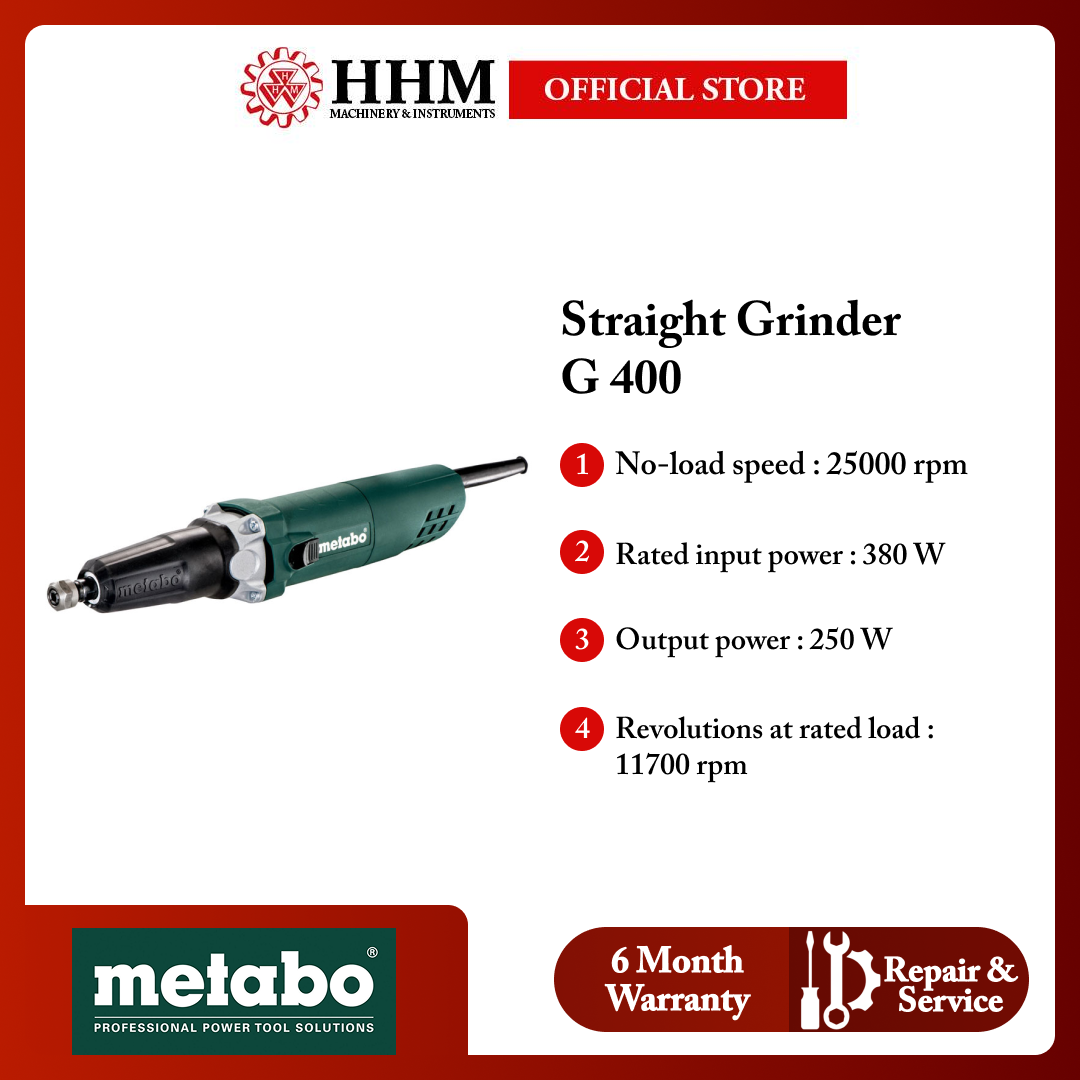 METABO Straight Grinder G 400