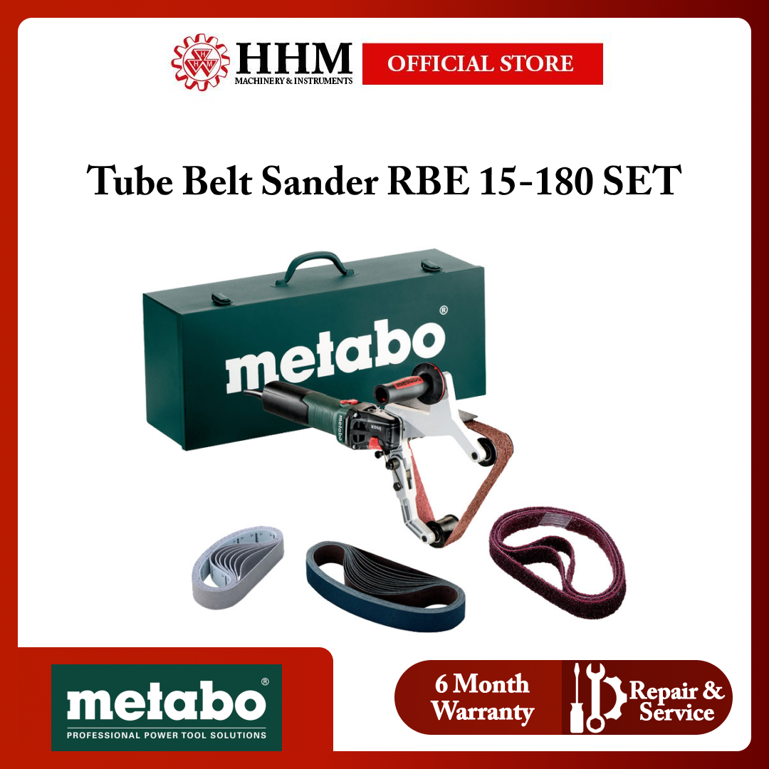 METABO Tube Belt Sander RBE 15-180 SET