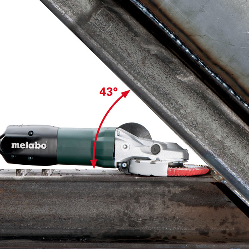 METABO Flat Head Angle Grinder WEF 9-125 Quick_02
