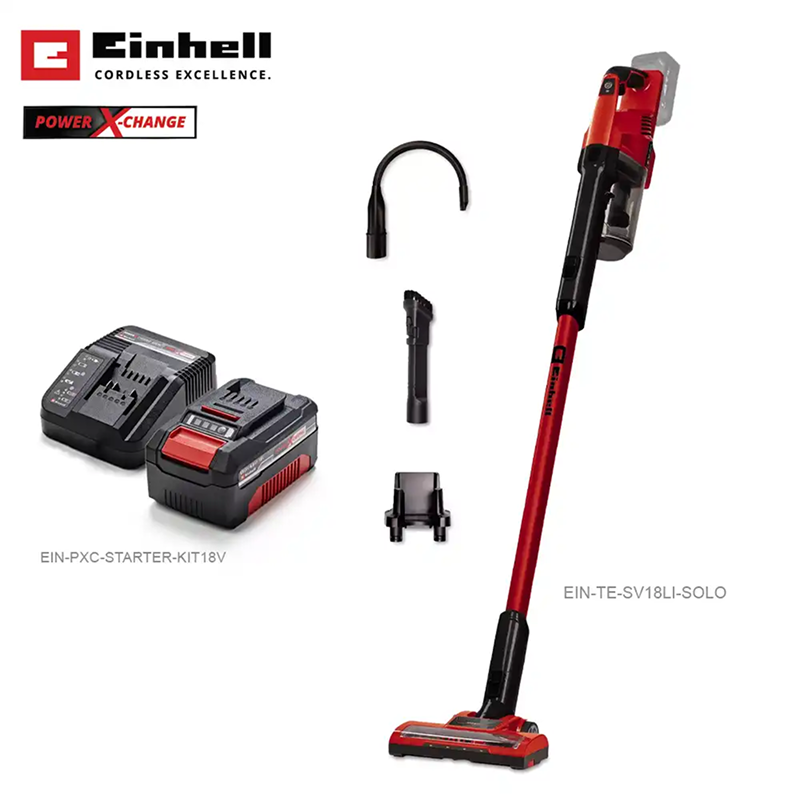 EINHELL 18V Cordless Handstick Vacuum Cleaner TE-SV 18 Li Solo