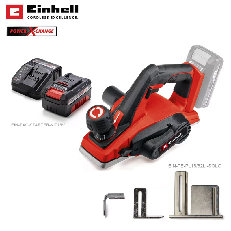 EINHELL 18V Cordless Planer TE-PL 18/82 Li Solo
