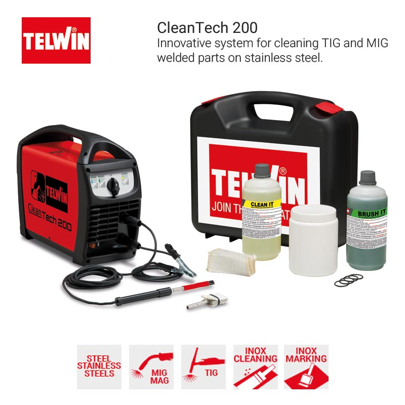 TELWIN Welding Cleaning Kit CLEANTECH 200