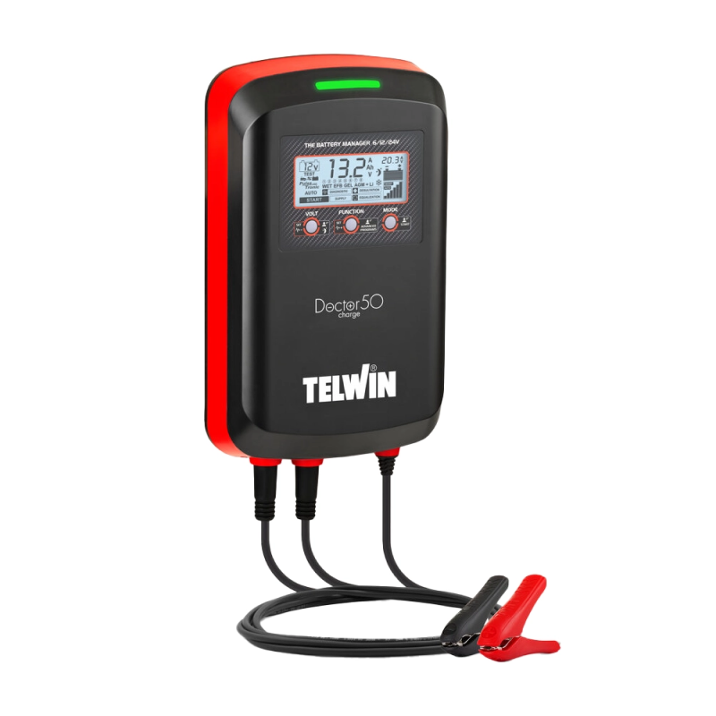 TELWIN AUTO BATTERY CHARGER Doctor Charger 50, 6/12/24V 230V