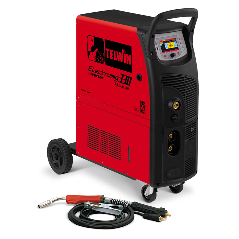 TELWIN MMA/TIG Inverter Welding Machine ELECTROMIG 330 WAVE (816061)