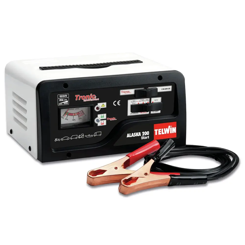 TELWIN Automatic Battery Charger & 150A Starter ALASKA 200 START (807577)