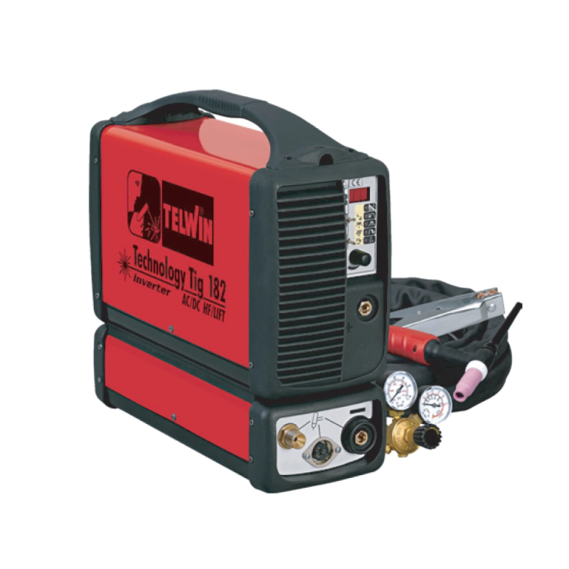 TELWIN180A TIG/ MMA Inverter Welder TECHNOLOGY TIG182 AC/DC-HF/LIFT, 230V 1PH C/W ACCES.